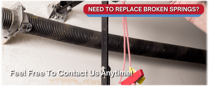 Broken Garage Door Spring Campbell CA