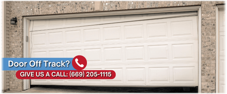Garage Door Off Track In Campbell CA